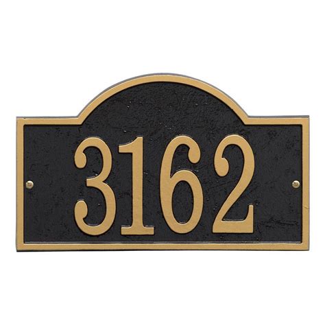 home depot house number sign